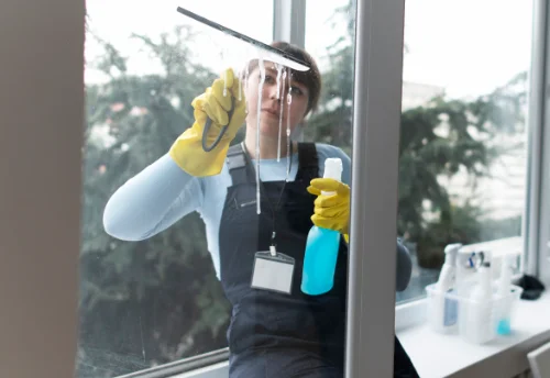 Nettoyage de vitres intérieures et extérieures à Quantilly